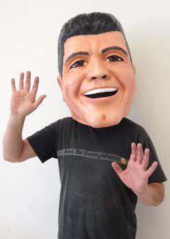 big head costume mask